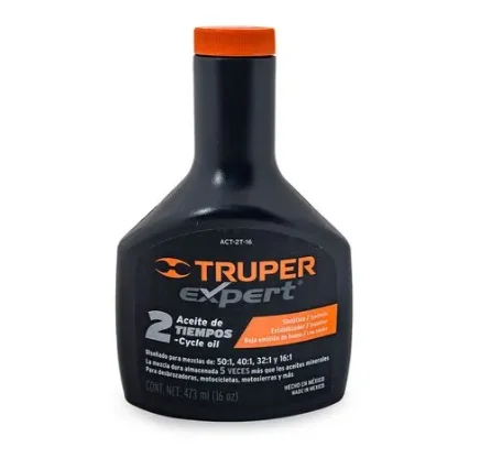 ACEITE SINTETICO PARA MOTOR DE 2 TIEMPOS 16OZ TRUPER