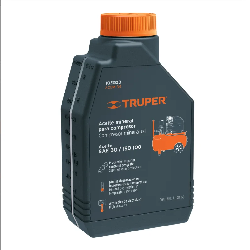 ACEM-32 ACEITE MINERAL PARA COMPRESOR, 9 TRUPER