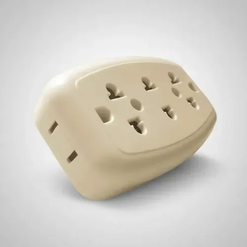 ADAPTADOR MULTIPLE CON 4 TOMAS HOME LIGTH C&A