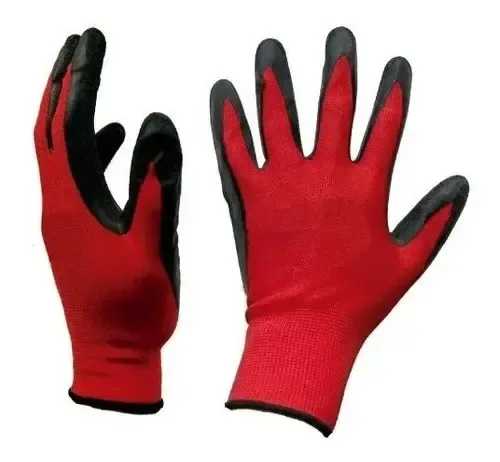 ALF-2202 GUANTE ANTICORTE ROJO RECUBIERTO LATEX ALFA