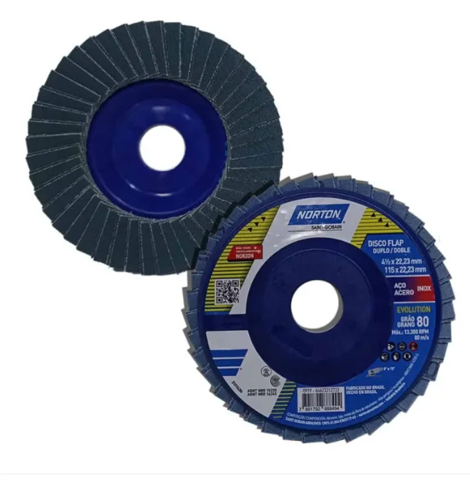 ALF- 221 DISCO 4 1/2 FLAP LIJA AZUL GRANO 80 EUROTOOLS"