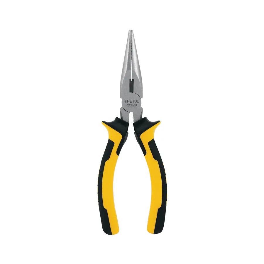 ALICATE DE PUNTA Y CORTE 6 MANGO CONFORT GRIP PRETUL"