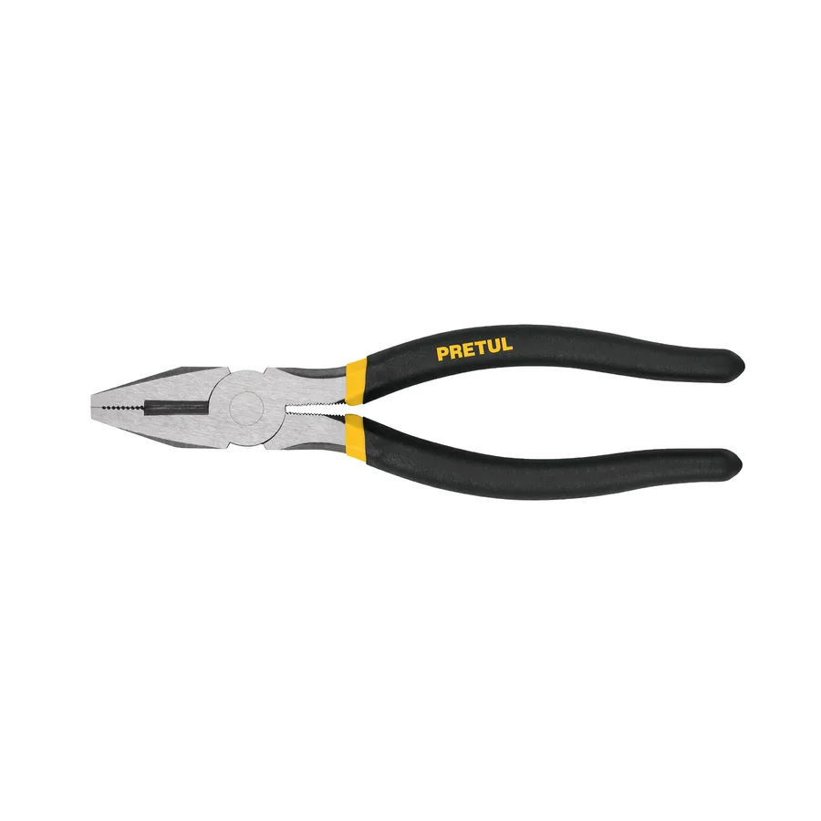 ALICATE UNIVERSAL LIGERO 7 MANGO DE VINIL PRETUL"