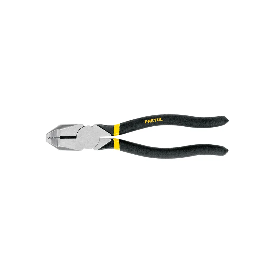 ALICATE UNIVERSAL PESADO 8 MANGO VINIL PRETUL"