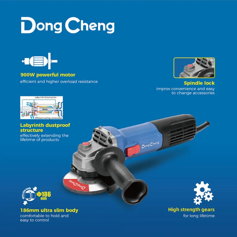 AMOLADORA RECARGABLE 18 V / 4A 115MM DONG CHENG