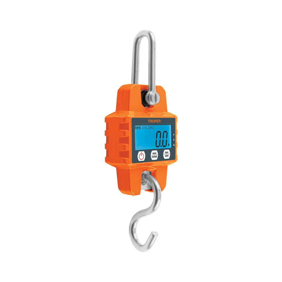 BALANZA ELECTRÓNICA COLGANTE, CAPACIDAD 300 KG, TRUPER TRUPER