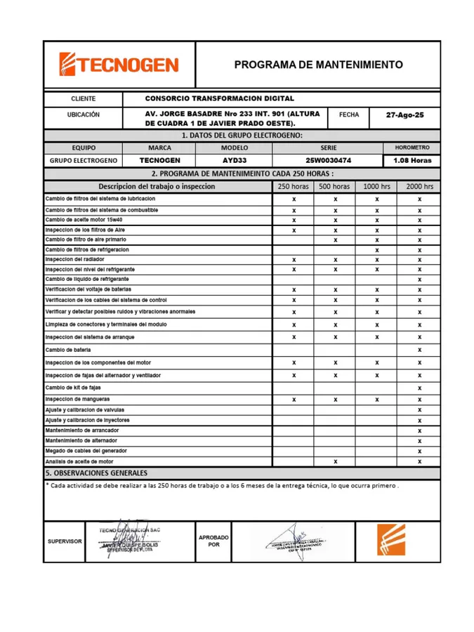 BALDE NEGRO PARA MANTENIMIENTO- GRUPO ELECTROGENO S/M