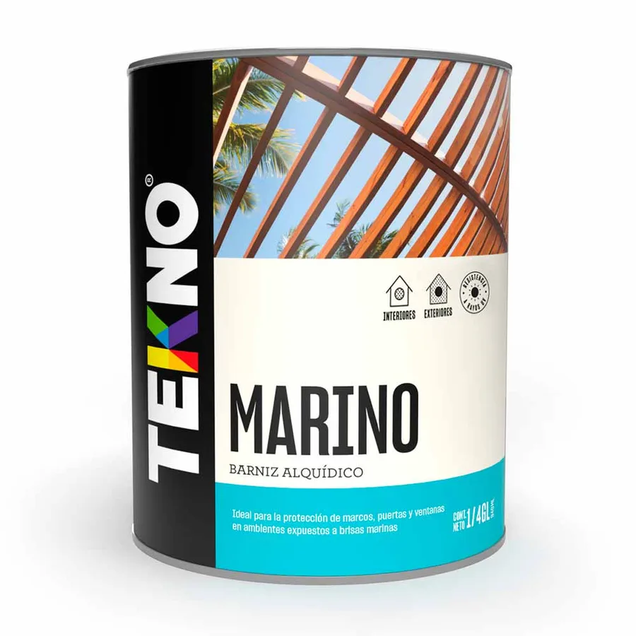 BARNIZ MARINO P/MADERA X GLN TEKNO