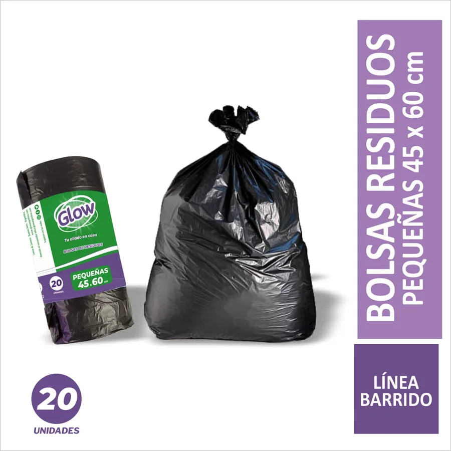BOLSAS DE BASURA PEQUEÑA S/M