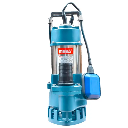 BOMBA SUMERGIBLE P/AGUA RESIDUAL MONOF 3HP 2 200L/M 18MTS 220V MEBA"