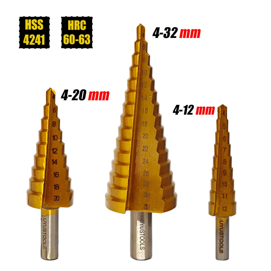 BROCA P/ METAL HSS 3/16(4.8MM)10UN/SET UYUSTOOLS
