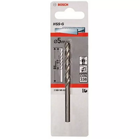 BROCA P/METAL HSS 5MM BOSCH