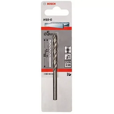 BROCA P/METAL HSS 5MM BOSCH