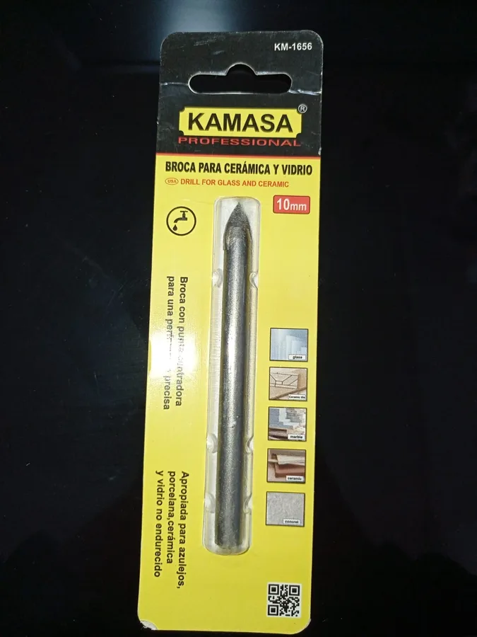 BROCA PARA CERAMICA Y VIDRIO 10 KAMASA