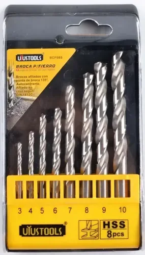 BROCA PARA FIERRO 8PC (7/640- 25/64)HSS UYUSTOOLS