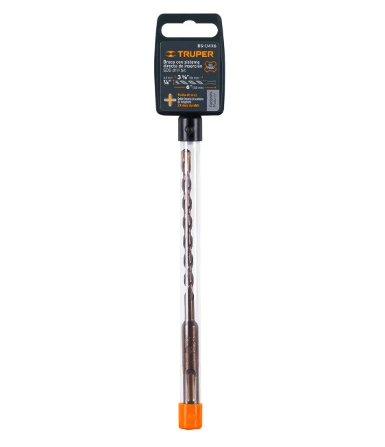 BROCA SDS PLUS 1/4X4 TRUPER"