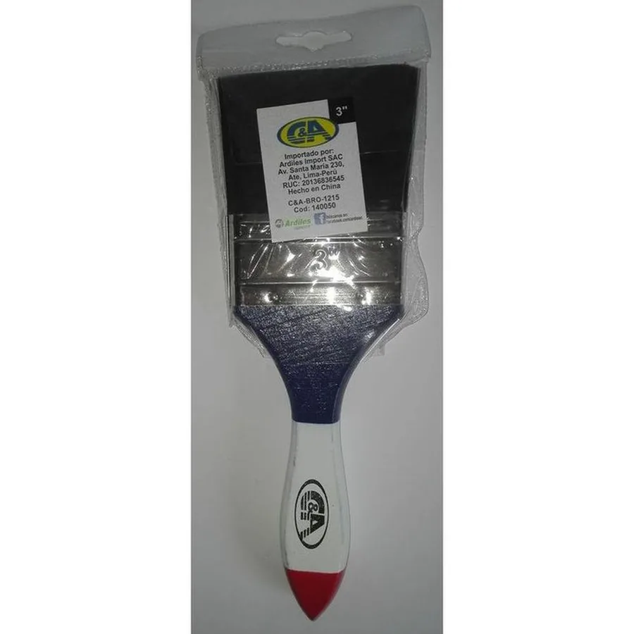 BROCHA DE NYLON M/MADERA 3 C&A"
