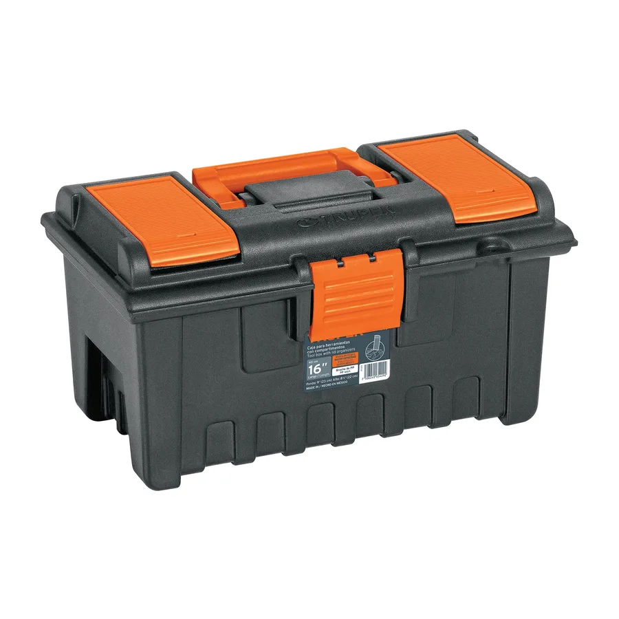 CAJA DE HERRAMIENTA DE 16 CON COMPARTIMENTOS TRUPER"