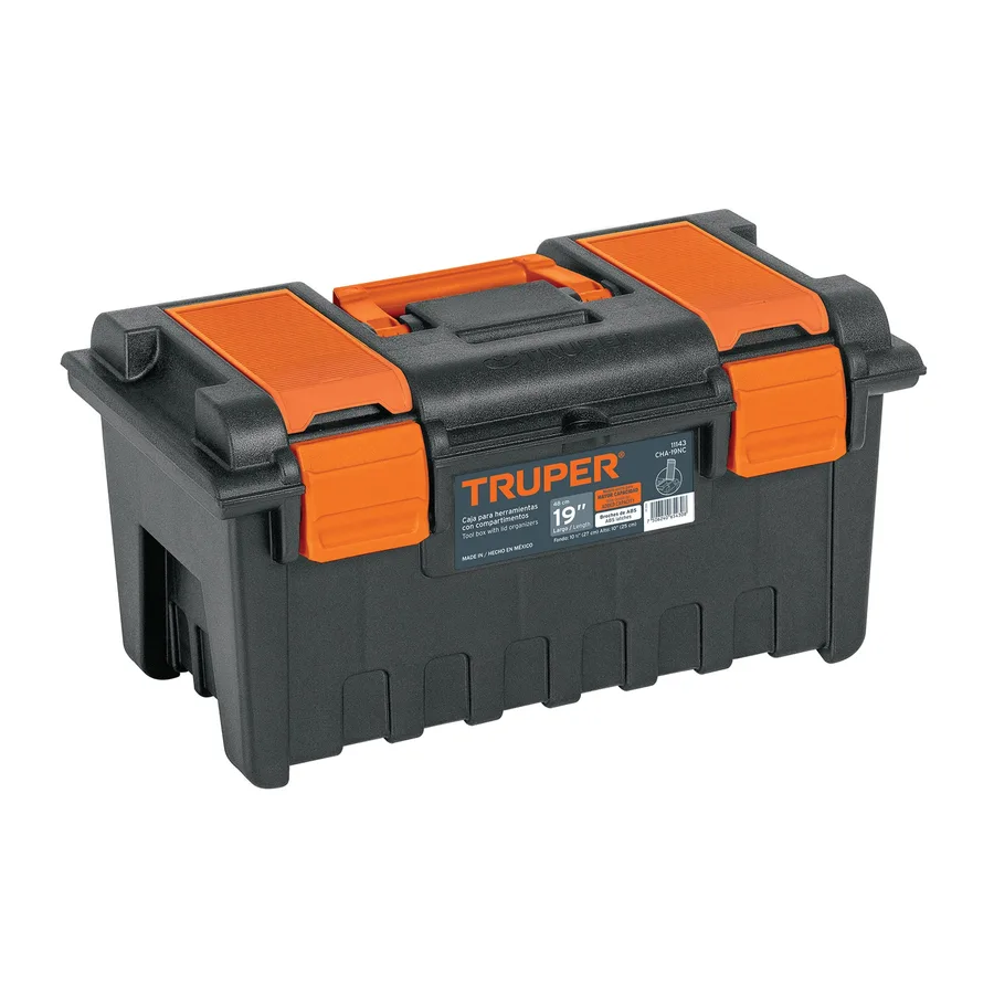 CAJA DE HERRAMIENTA DE 19 CON COMPARTIMENTOS TRUPER"