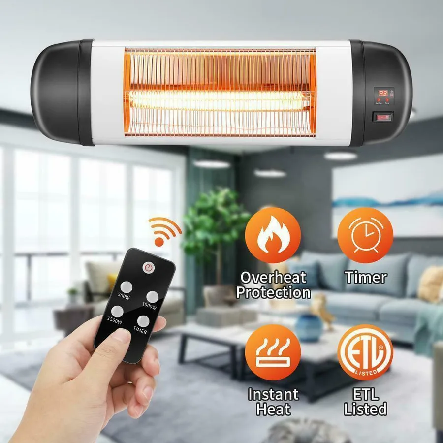 CALEFACTOR PATION PARA PARED CON CONTROL REMOTO WURDEN