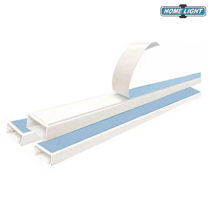 CANALETA REFORZADA 10 X 15 (30)PVC C/PEG ROJO 2M HOME LIGHT