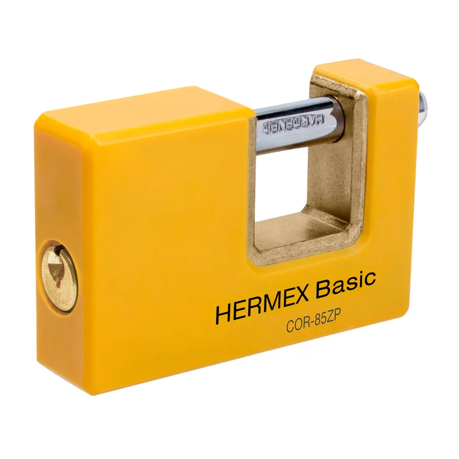 CANDADO ANTIPALANCA 85MM CUERPO METALICO, HERMEX BASIC TRUPER
