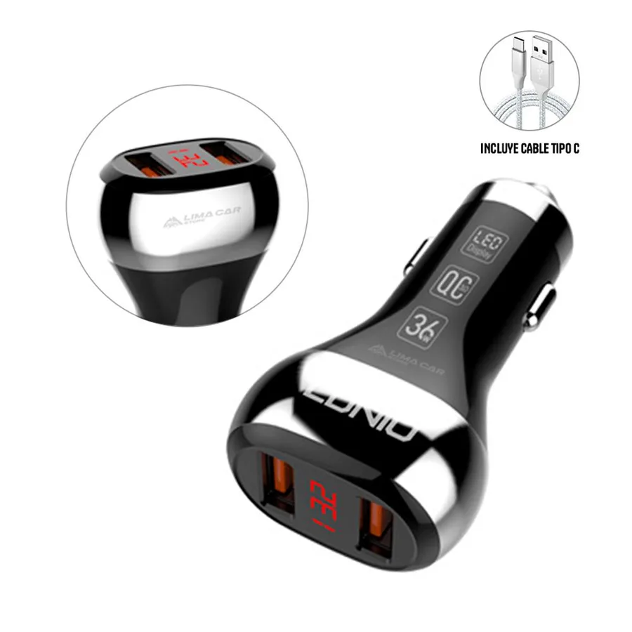 CARGADOR TIPO USB C/CABLE WISDOM WISDOM
