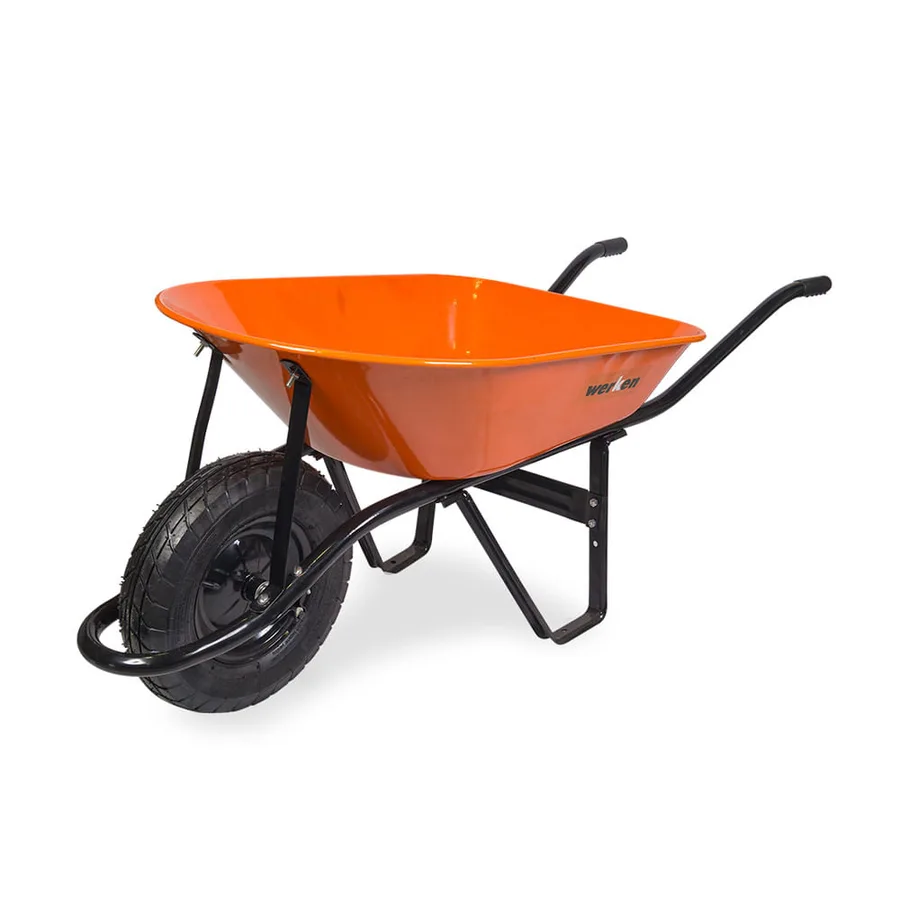 CARRETILLA BUGGY PESADA SOLDADA MINERA, TOLVA 1.8MM, LLANTA 400-8 HALCON