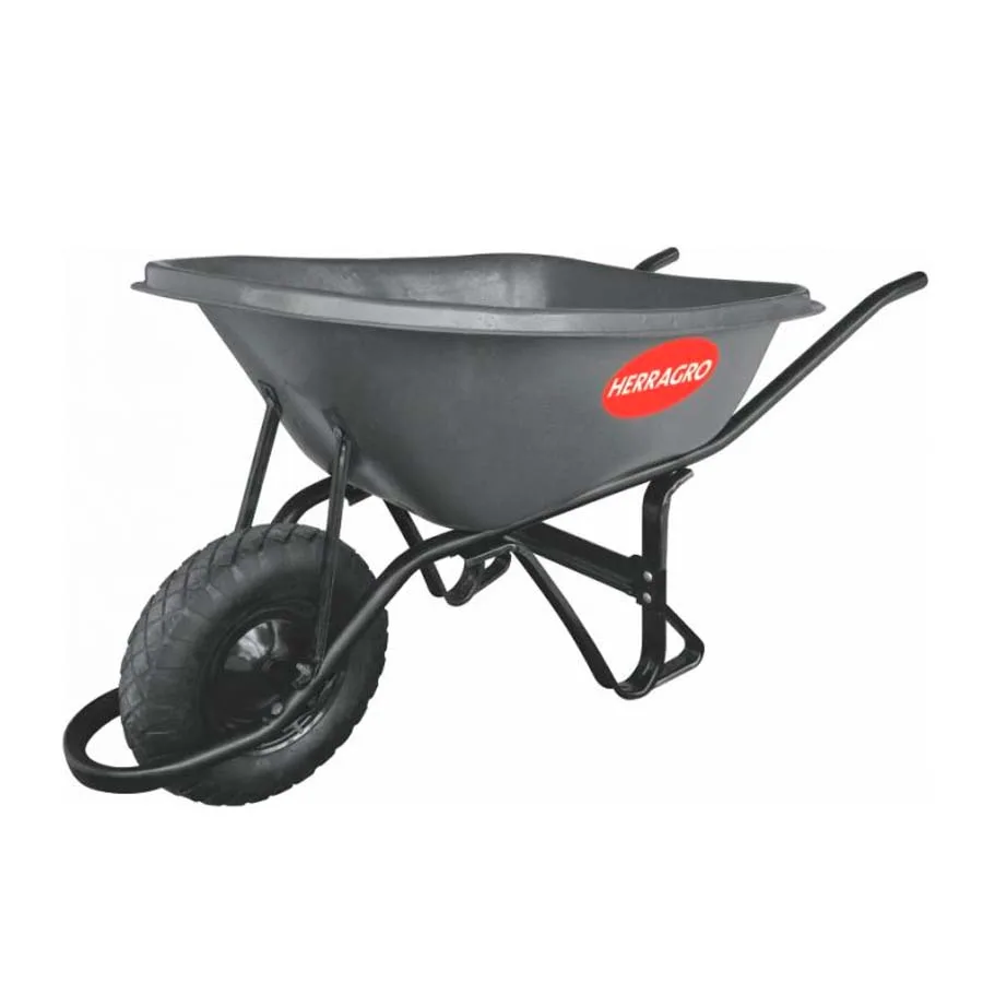CARRETILLA BUGGY SEMIPESADA NEGRA ORE" C/ RODAJE ORE"