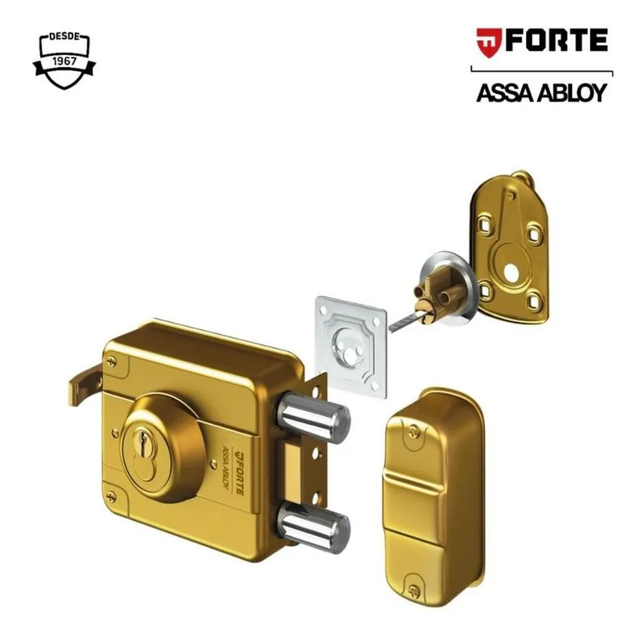 CERRADURA CLASICA NEGRA 240 FORTE
