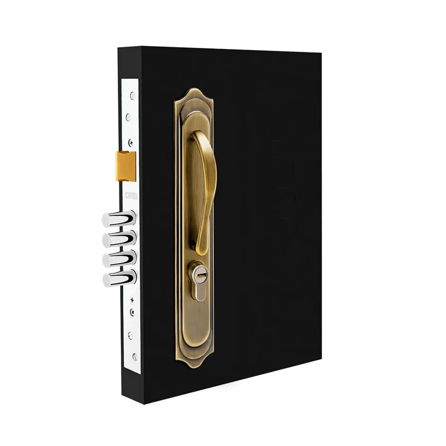 CERRADURA D/POMO BRONCE ANTIGUO CANTOL