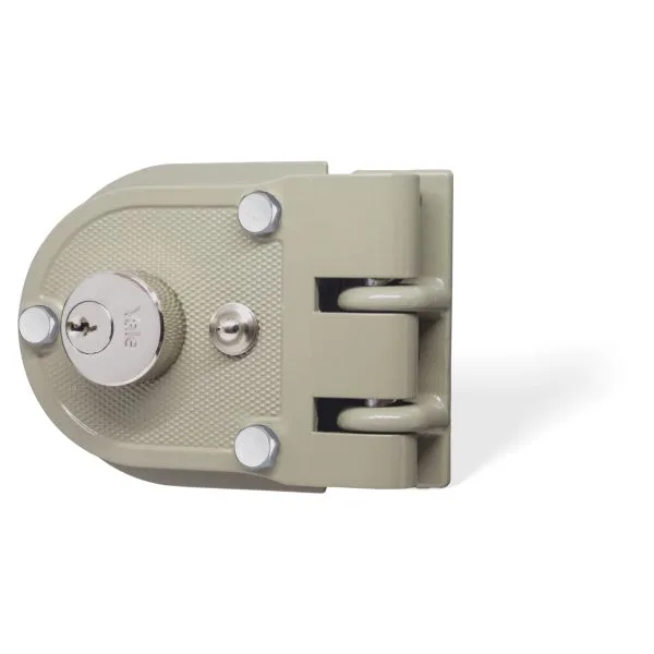 CERRADURA D/SOBREPONER 1/4 DOBLE PASADOR SOLDAR DERECHA YALE