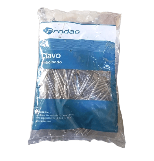 CLAVO ENBOLSADO 3X9 PRODAC