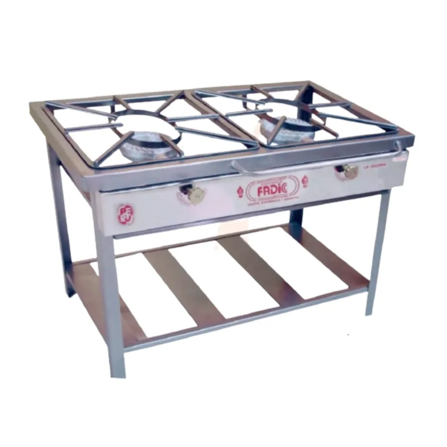 COCINA SEMI-IND 2 HORN N7 DE PIE C/ REGULADOR REYES