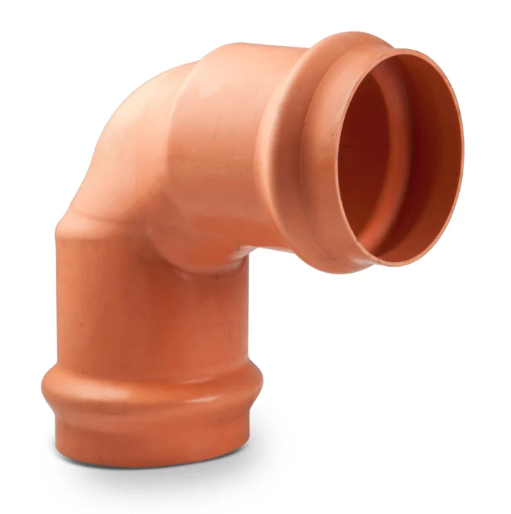 CODO DSG 160MM X 90 NARANJA SAL TUBOPLAST