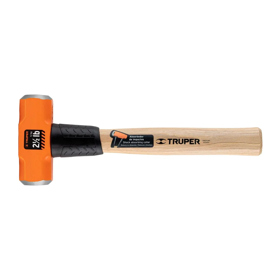 COMBA OCTAGONAL 2.5 LB MANGO MADERA 12 TRUPER"