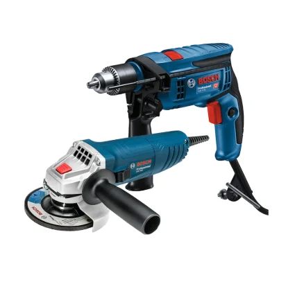 COMBO TALADRO 13RE+ESMERI GWS 670 BOSCH