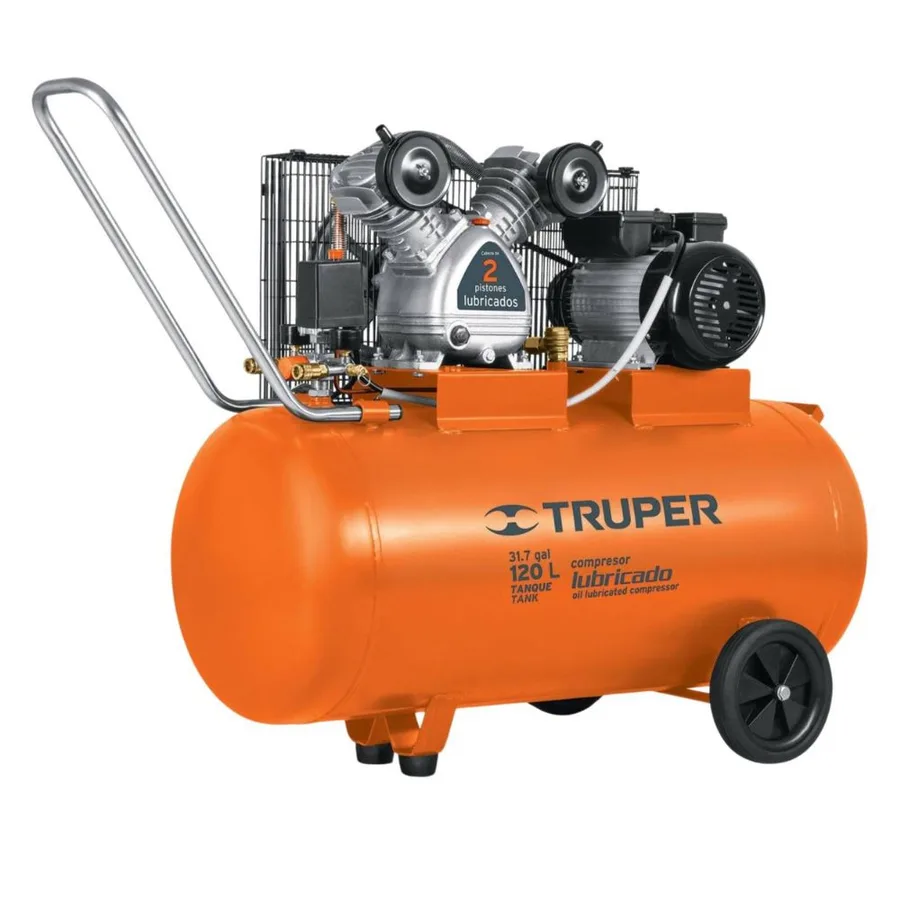 COMPRESORA HORIZONTAL LUBRICADA 220V PRETUL TRUPER