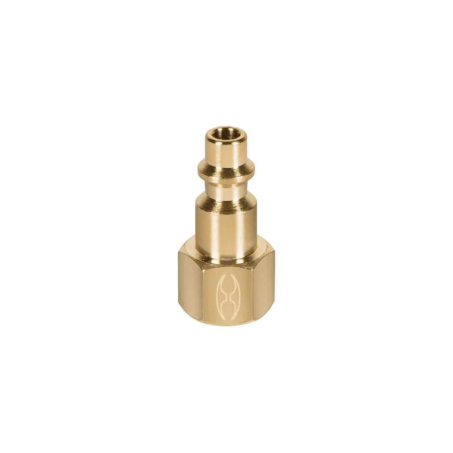 CONECTOR RAPIDO TIPO M NIQUELADO CUERDA 1/4 HEMBRA TRUPER
