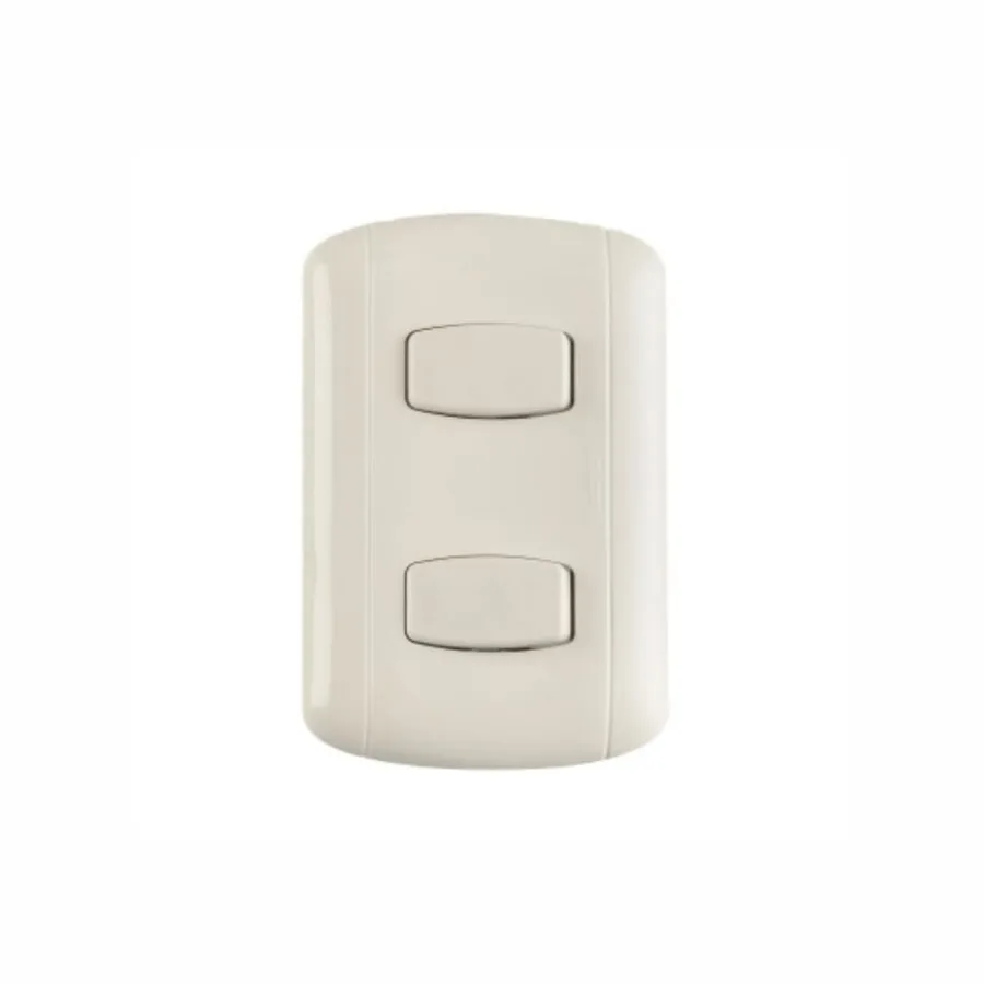 CONMUTADOR DOBLE 3 VIAS P/EMPOTRAR HOME LIGHT