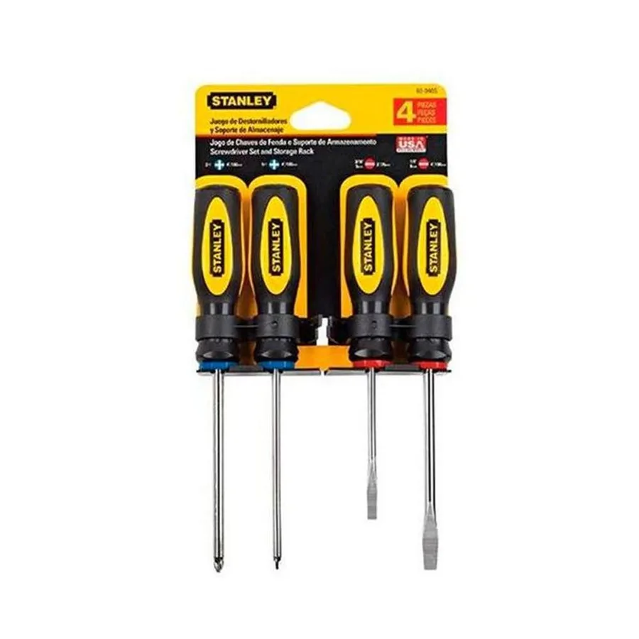 DESTORNILLADOR JUEGO X 4 PZ STANLEY