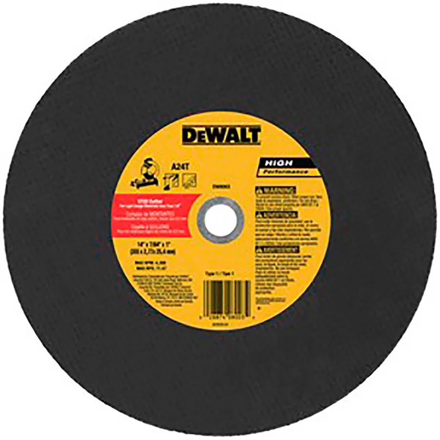 DISCO CORTE METAL 14 DEWALT"