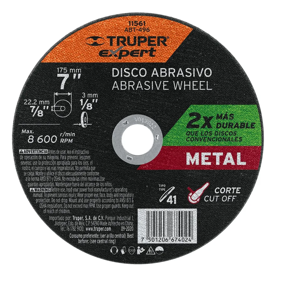 DISCO D/DESBASTE 7 TRUPER"