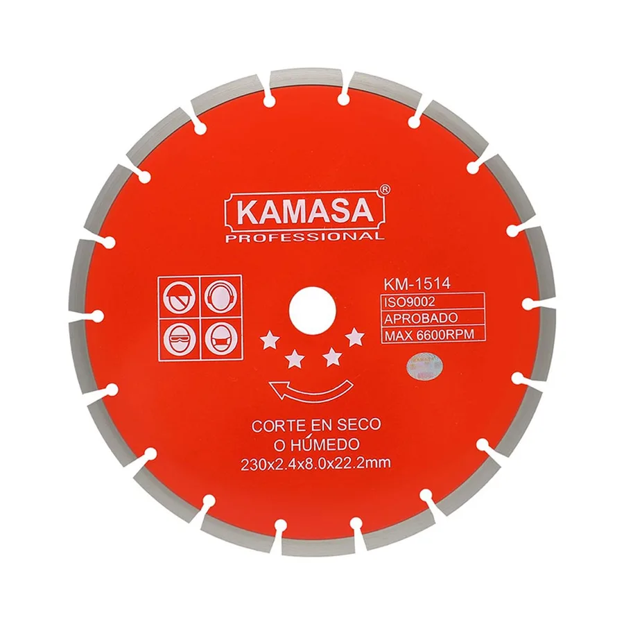 DISCO DIAMANTADO 230 NARANJA KAMASA