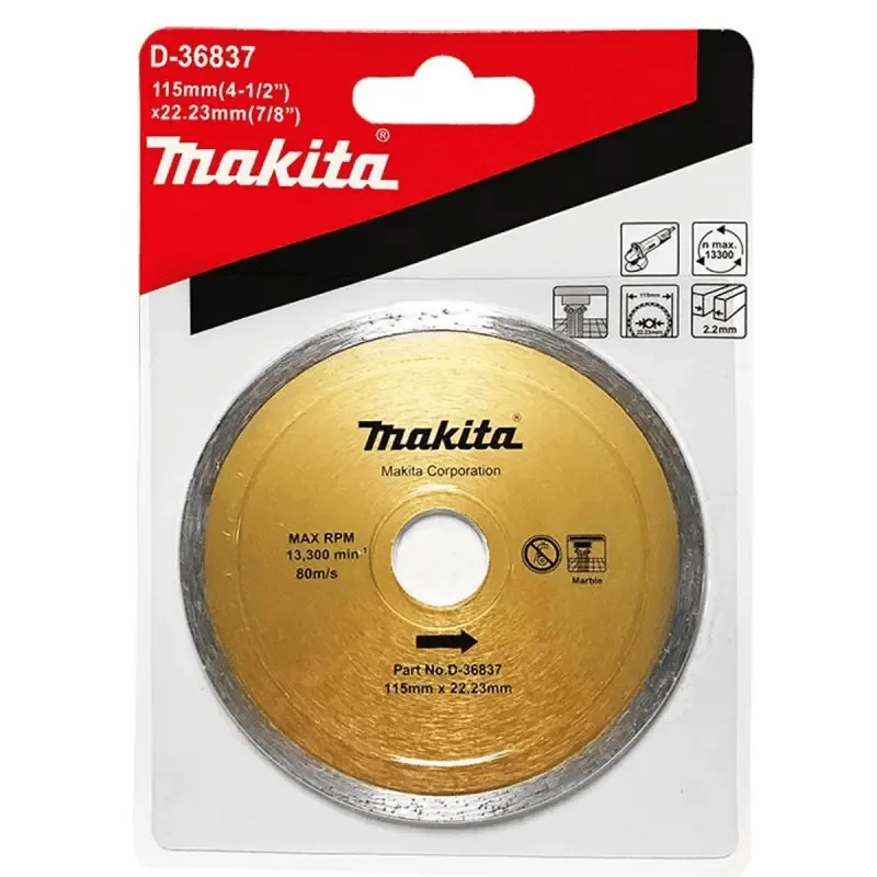 DISCO DIAMANTADO CONTINUO 115 X 22.23 CM MAKITA