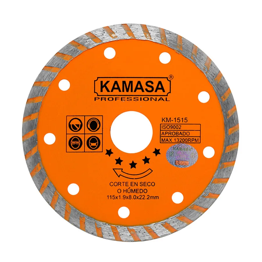 DISCO DIAMANTADO P/ MAYOLICA 115 X1.3 X22.2 KAMASA