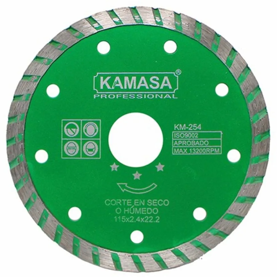 DISCO DIAMANTADO P/PULIR 115MM (458) KAMASA