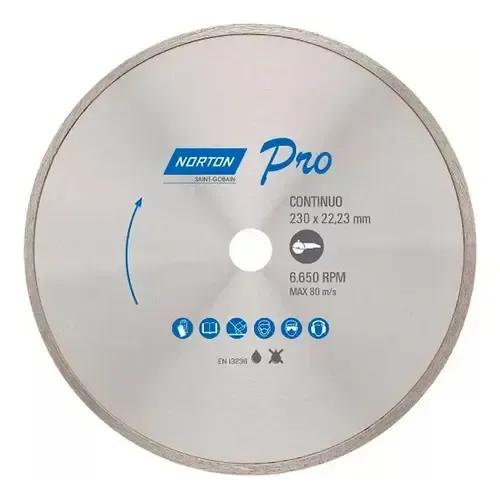 DISCO DIAMANTADO PRO 9 230MM CONTINUO UYUSTOOLS