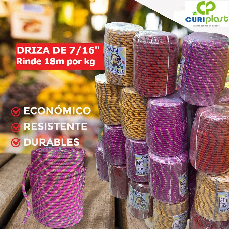 DRIZA 7/16 COLORES MTR//ROLLO EL ARQUERITO"