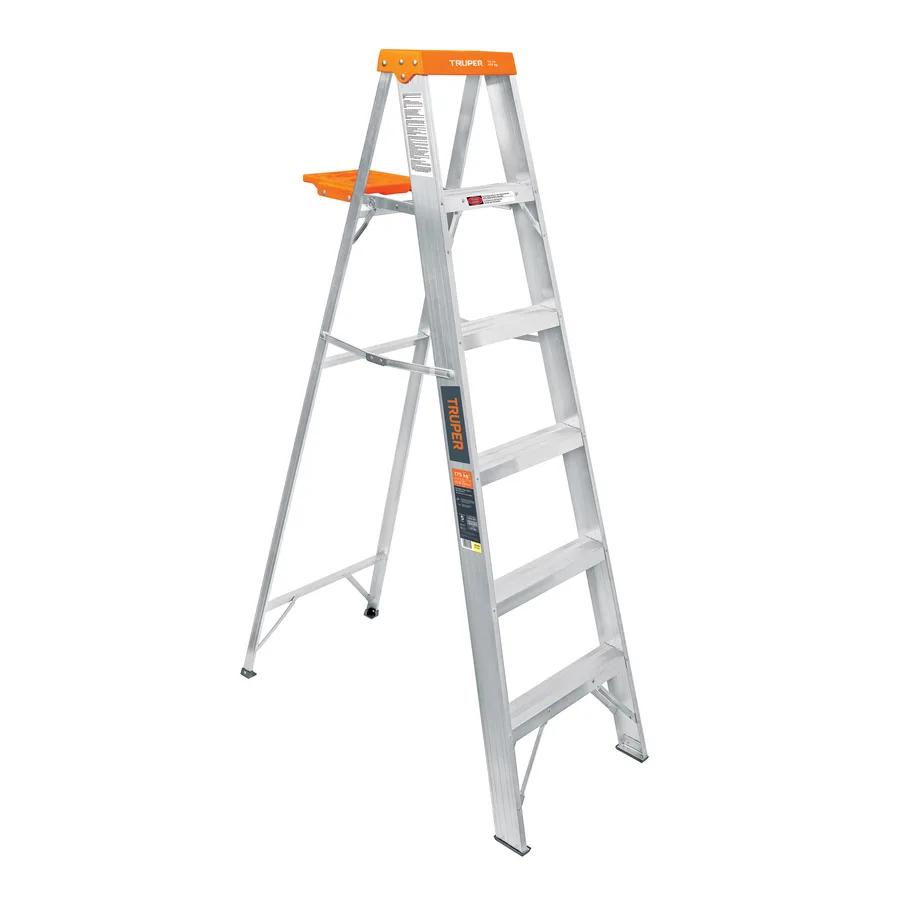 ESCALERA TIPO TIJERA 5PEL C/NARANJA TRUPER